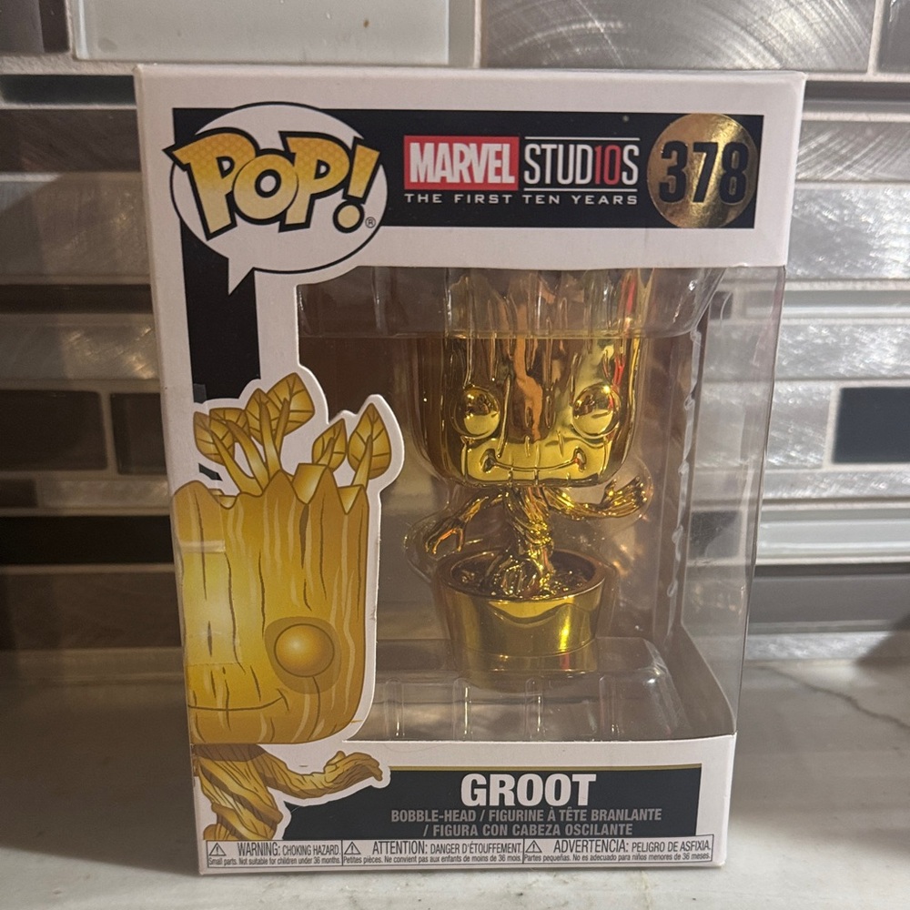 Funko Pop! Marvel Groot Gold Figure